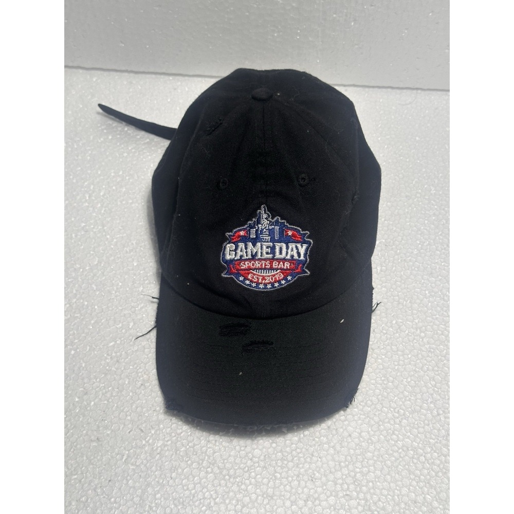 Vintage Distressed Game Day Sports Bar Hat Cap Y2K